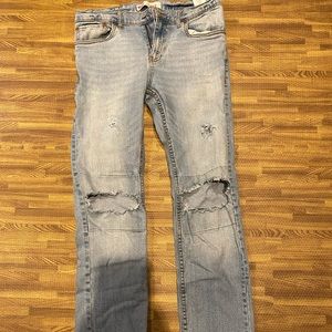 Levis 511 Slim Distressed Denim